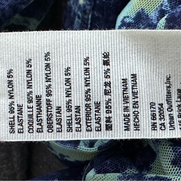 FP Free People Lucky Shirtee Printed Electric Blue XS Bohemian Retro Bottom Down - Picture 7 of 8